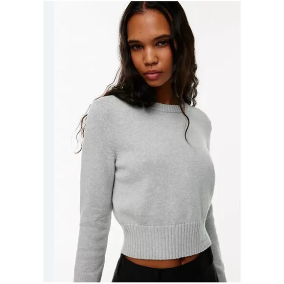 Sunday Best Revolve Crewneck Sweater Size Small Organic Cotton Cashmere 2135 - Picture 1 of 9